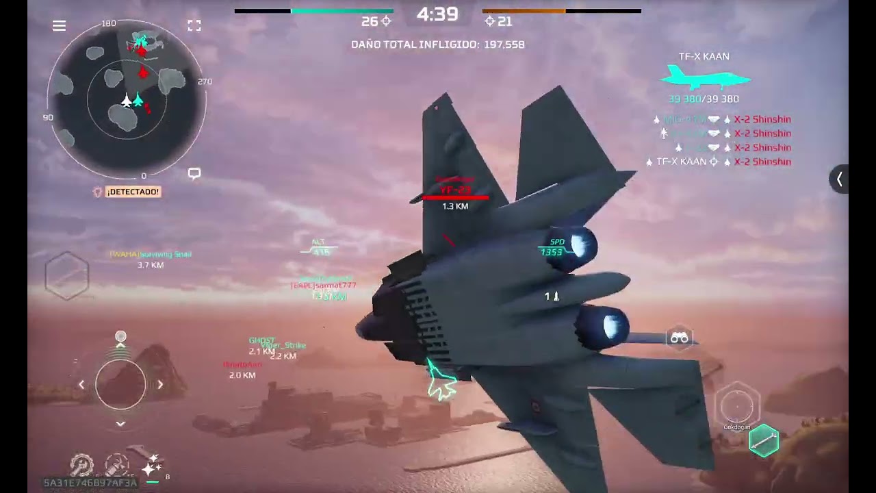 Fuego en el cielo MWT Tank Battles Gameplay 