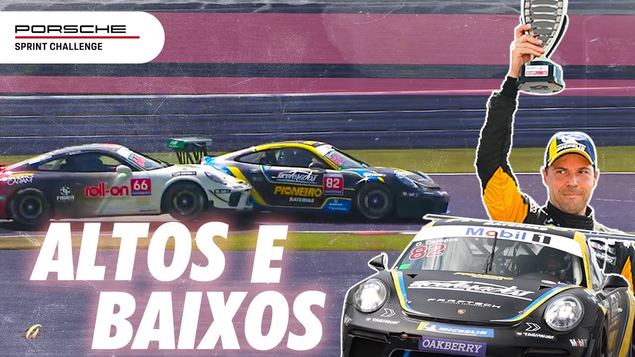 PRIMEIRO PÓDIO E ACIDENTE! GC vive montanha-russa de emoções na Porsche Cup Brasil no Velocitta!