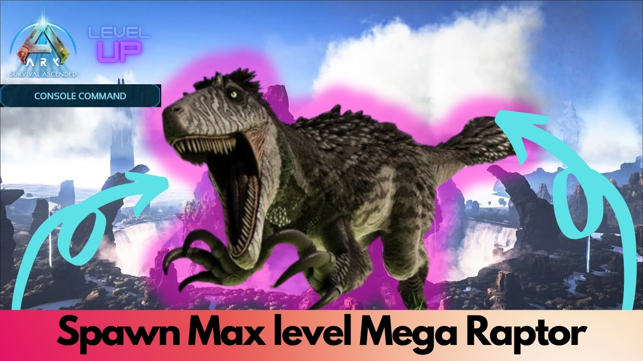 Tamed MegaRaptor Spawn Command | Ark Survival Ascended