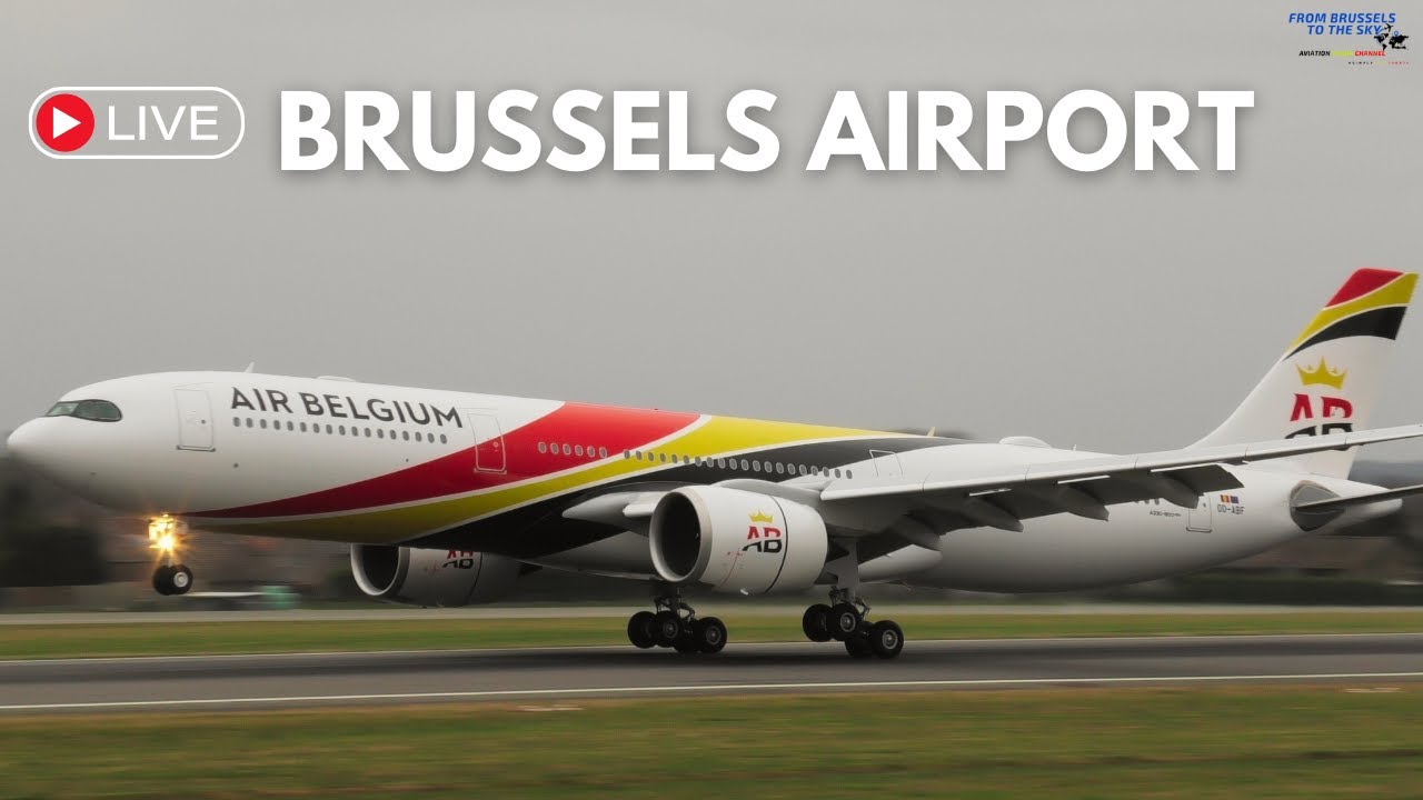 LIVE - Brussels Airport - 25L Arrivals