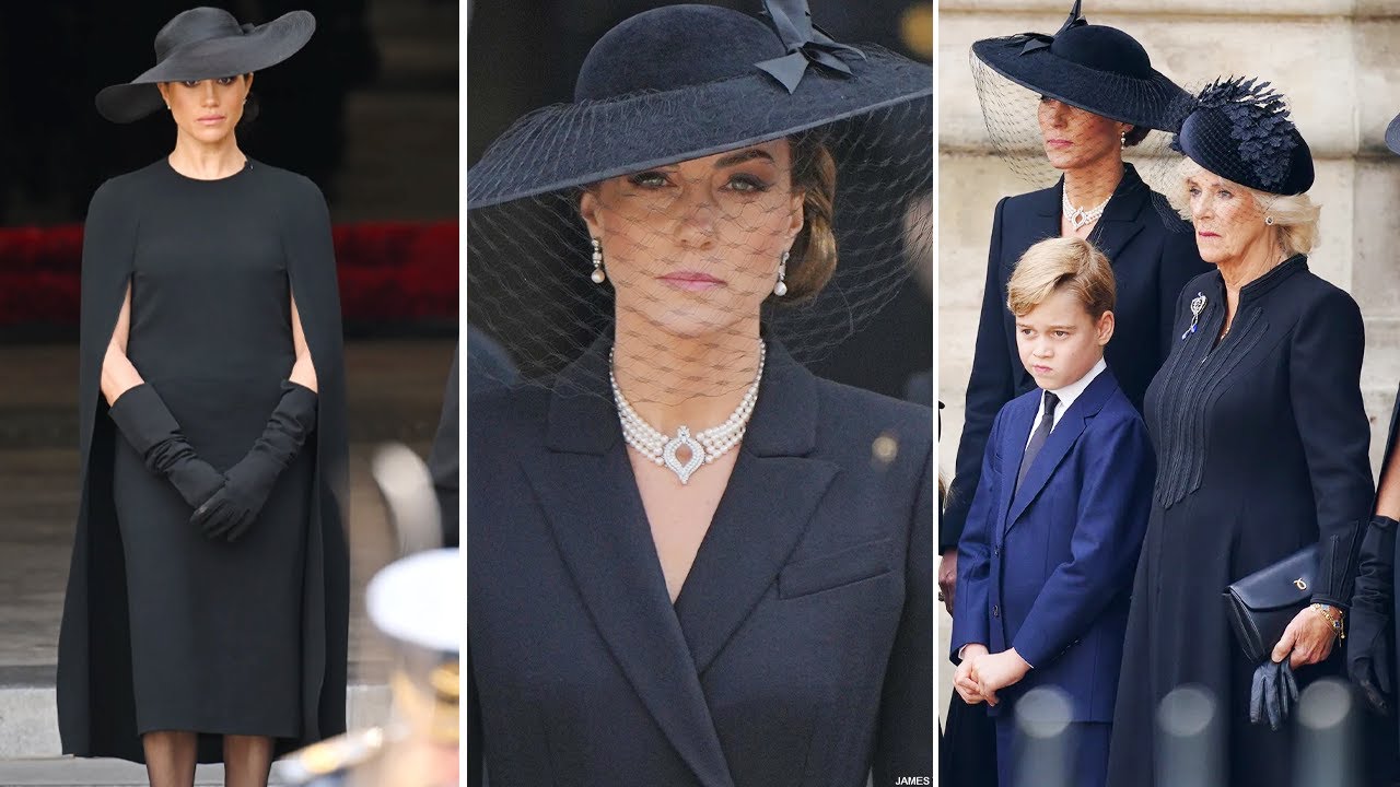 DRESS CODE RULE! How Kate Middleton And Meghan Markle's Outfits PAID TRIBUTE To Queen Elizabeth II
