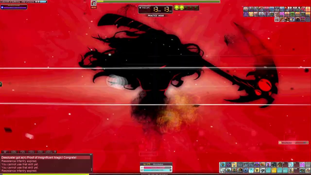 Maplestory reboot 47k stat Mechanic solo Hard Verus Hilla
