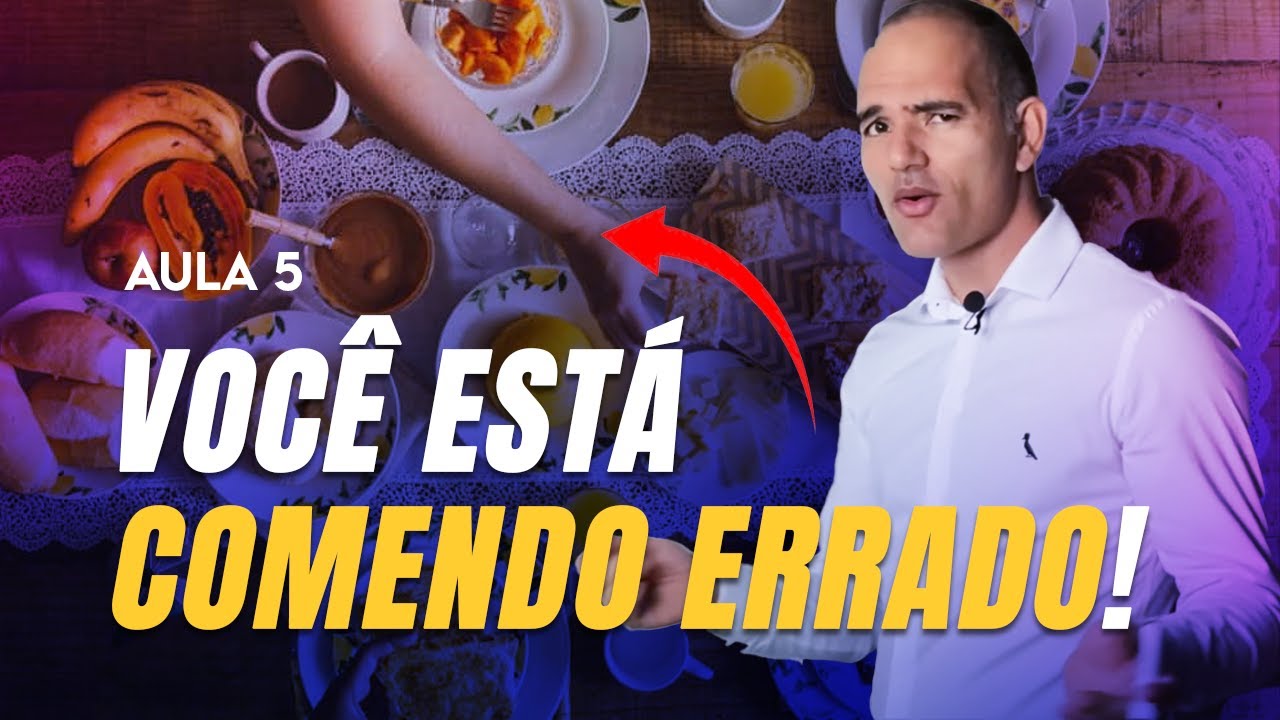 10 ERROS ALIMENTARES que DESTROEM o DIAB&Eacute;TICO (e como evitar!) - Dr Tur&iacute; Souza | Aula 5