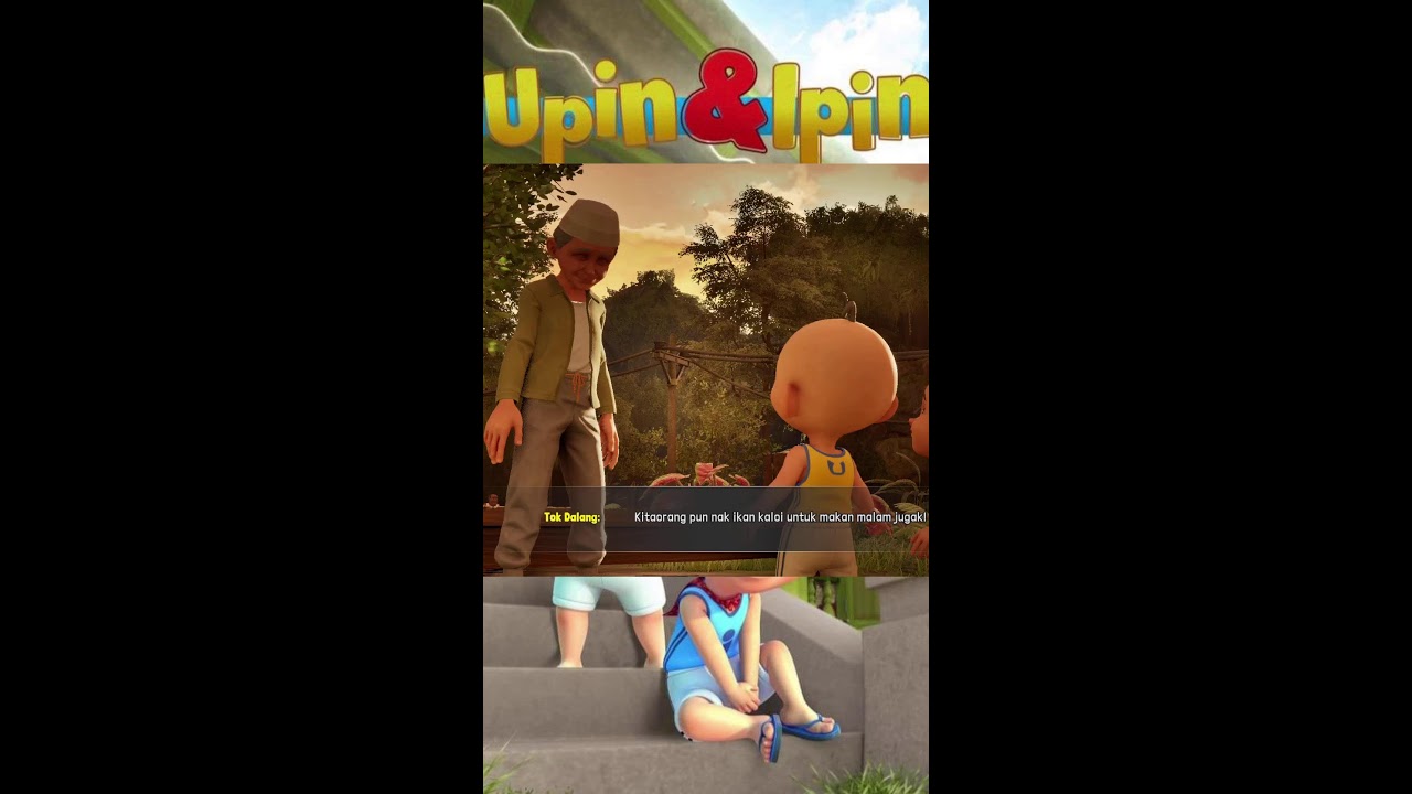 Upin Ipin Bermain Bersame #viedoshort