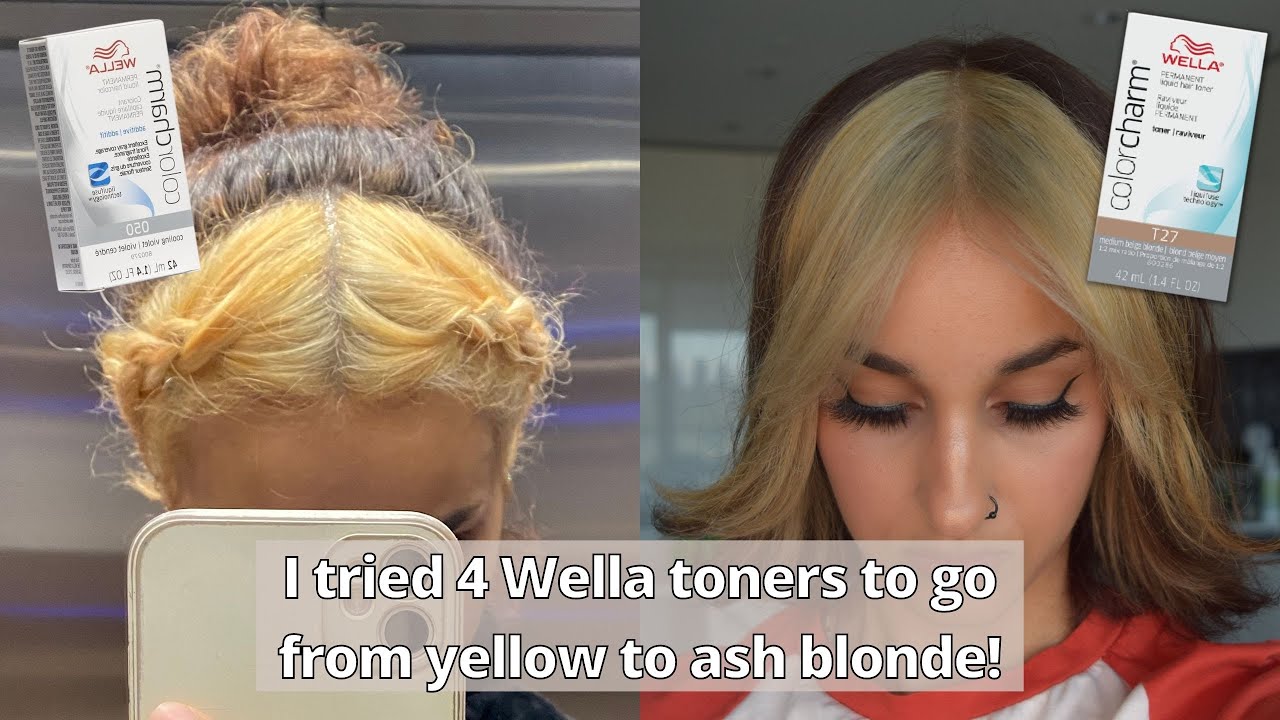 Я попробовала 4 тонера Wella, чтобы получить идеальный пепельно-русый оттенок! Wella 12C, Wella T...