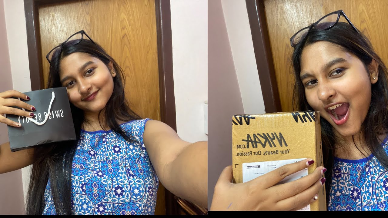 Shopping 🛍️ haul  #shopping #shoppingvlog #nykaa #swissbeauty #beautytips #beautyessentials #viral 