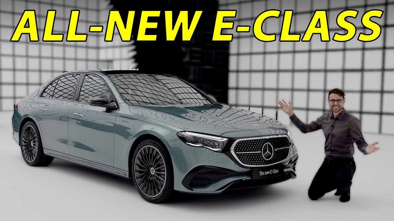 The all-new 2024 Mercedes E-Class is a tech and gadget center! 🎮 Premiere REVIEW