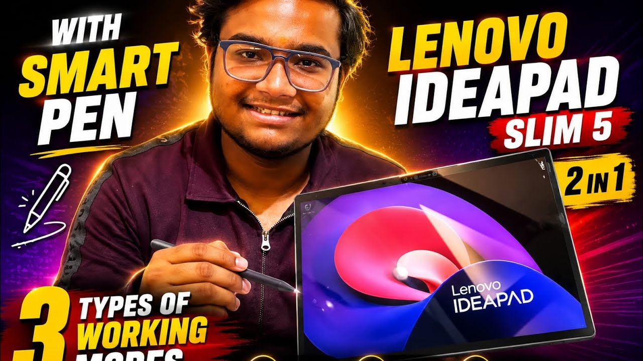 Lenovo Ideapad 5 2in1 | foldable laptop | rich in premiumness | Provide 3 working modes