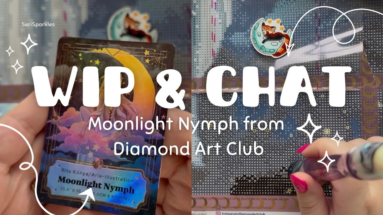 My First WIP & Chat! || Diamond Painting Tag and a little about myself!