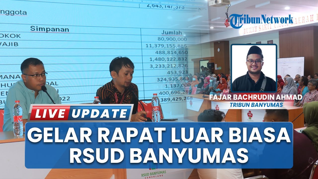 Dana Kas Koperasi NEU RSUD Banyumas Rp60 Miliar Rupiah Raib, Anggota Gelar Rapat Luar Biasa