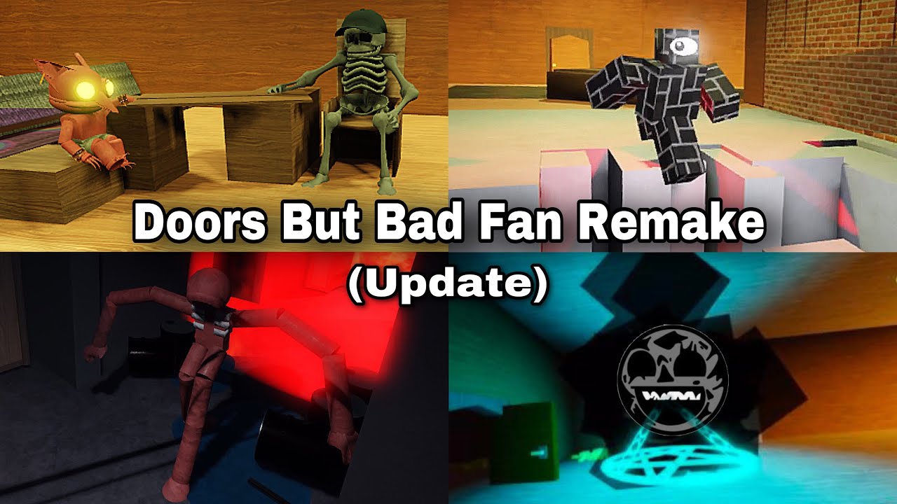 [Roblox] Doors But Bad Fan Remake (Fixed) Gameplay