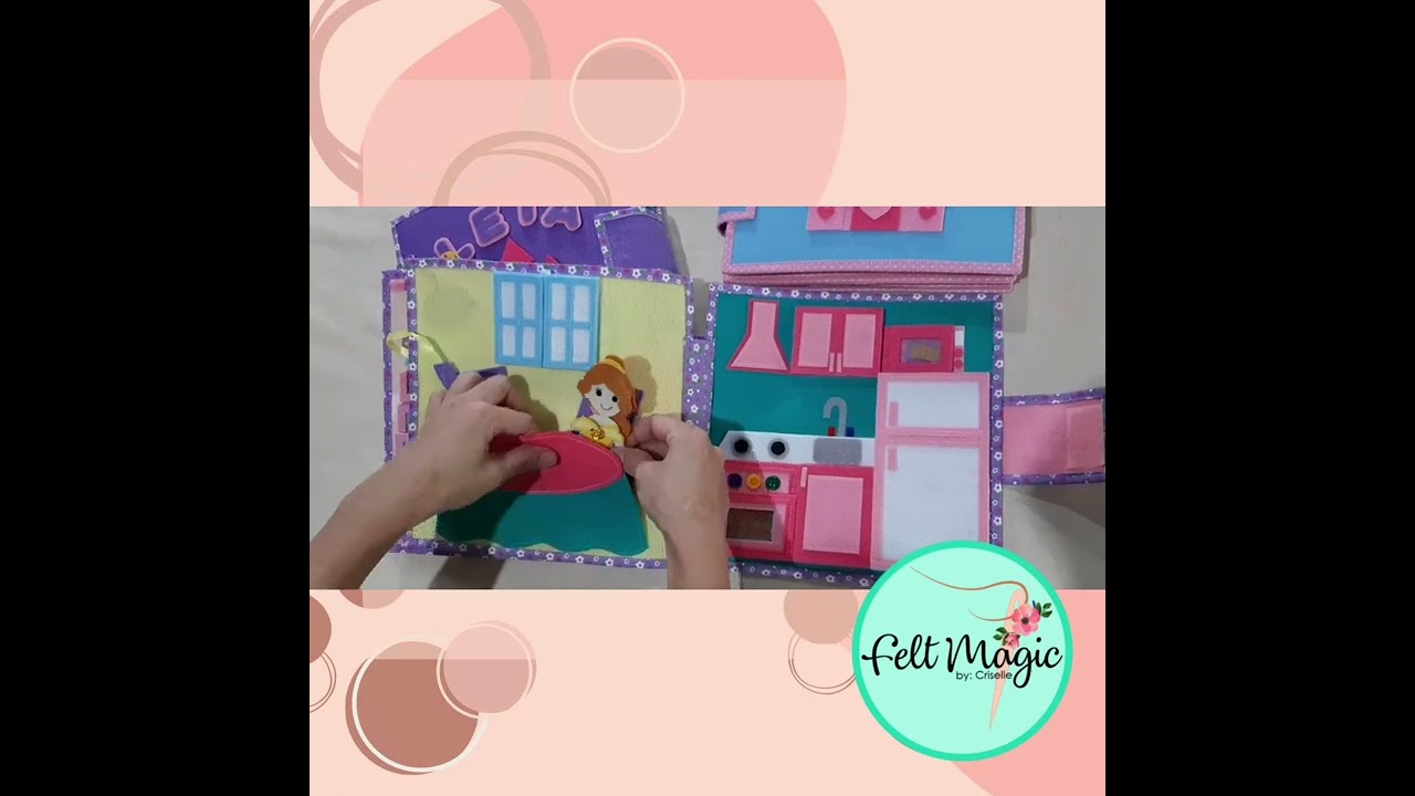 Disney Princess Quiet book/ soft book