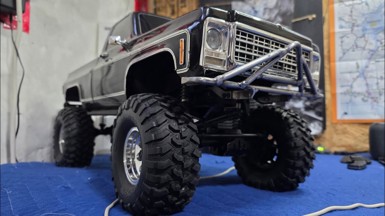 Custom metal bumper for trx4 high trail k10