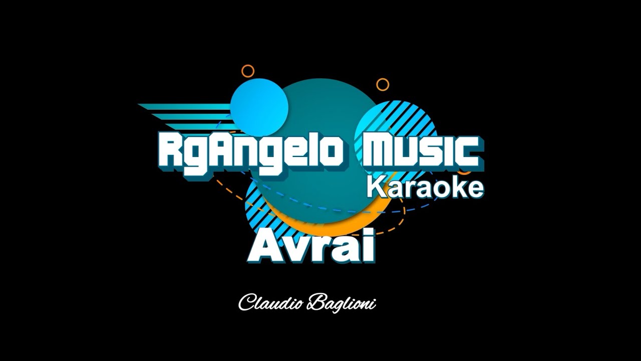 Avrai Live 2018 - Karaoke - Claudio Baglioni