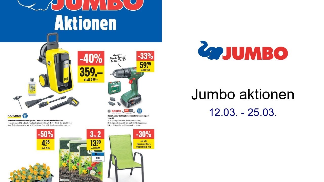 Jumbo aktionen 12.03. - 25.03.
