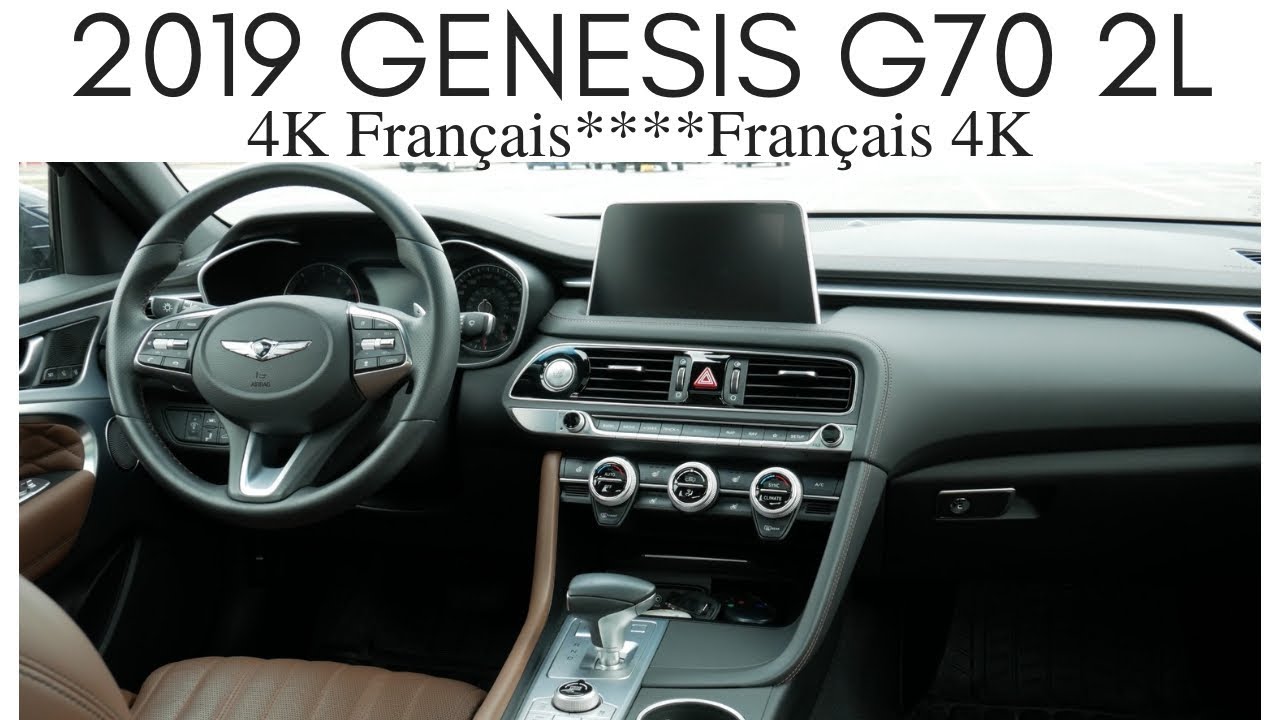 Essai Genesis G70 2019 | 4 Cylinder Turbo