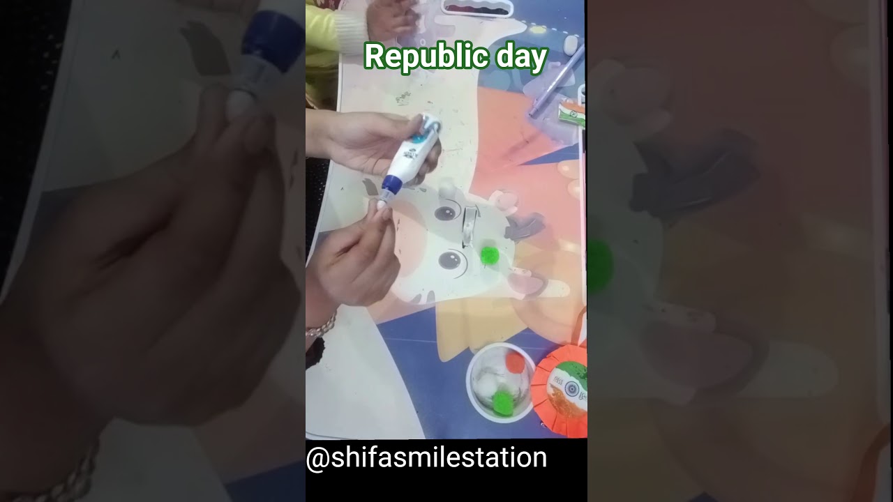 Late post Flag Hair Clips 