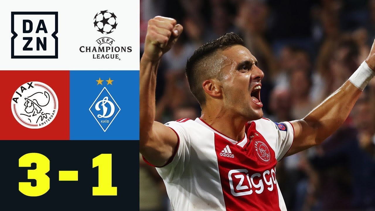Ajax ballert sich gen Königsklasse: Ajax Amsterdam - Dynamo Kiew 3:1 | CL-Quali | Highlights | DAZN