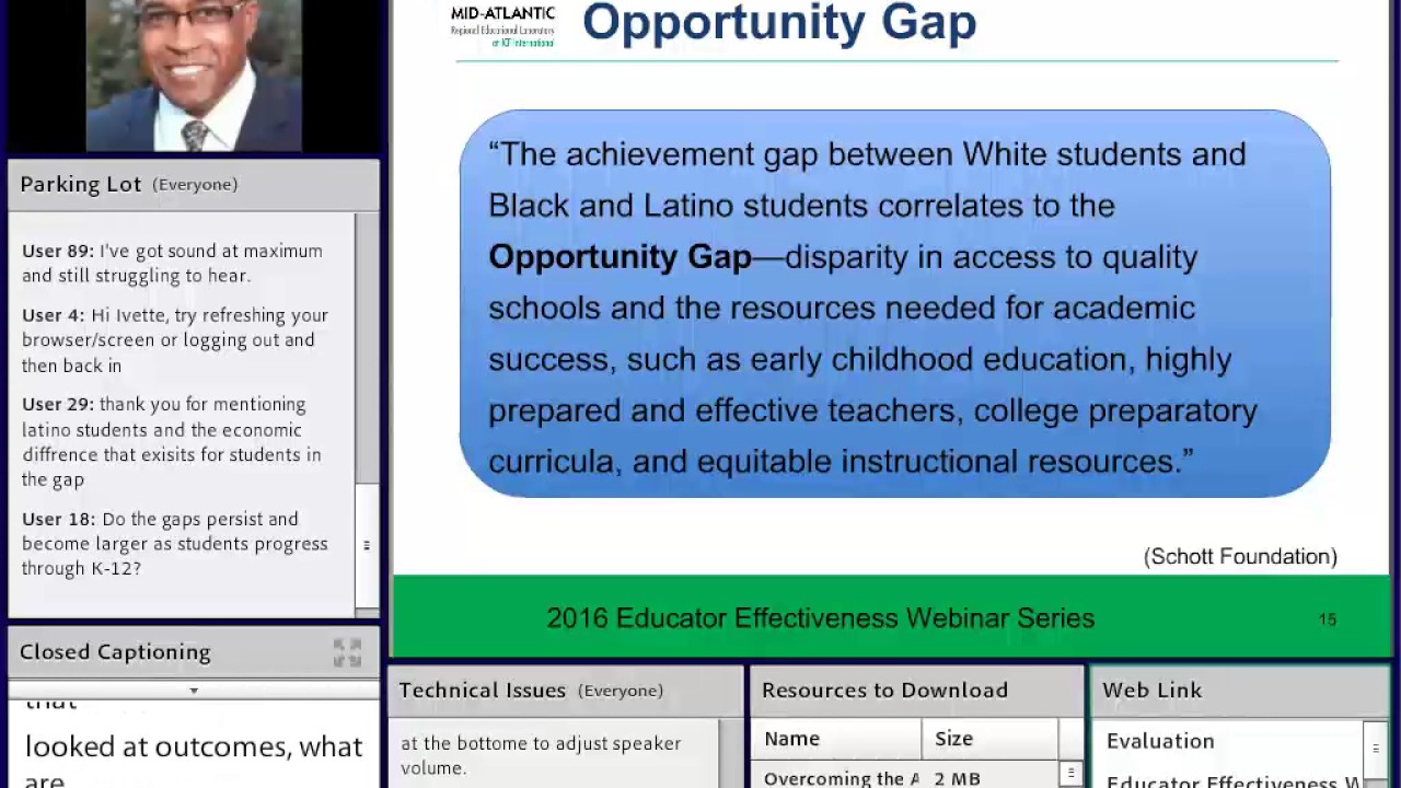 Closing the Achievement Gap