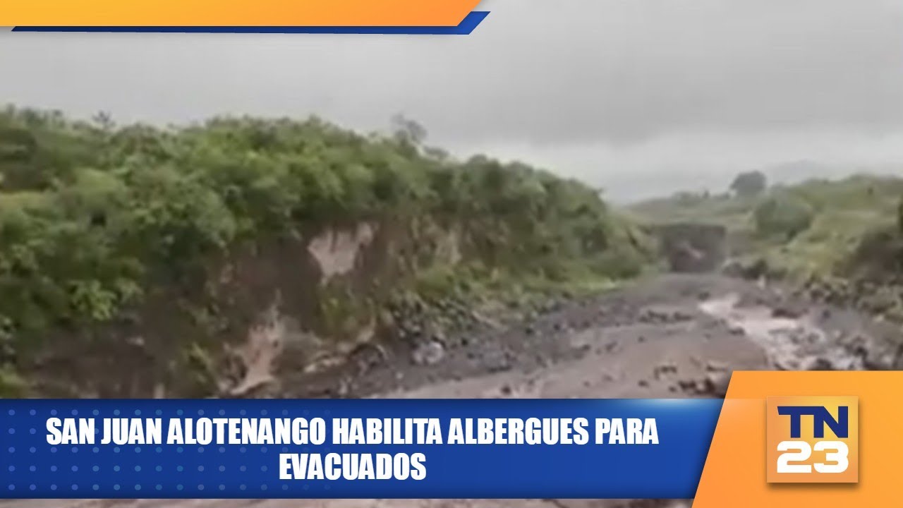 Las lluvias en los alrededores del volcán de Fuego provocan el deslizamiento de lahares