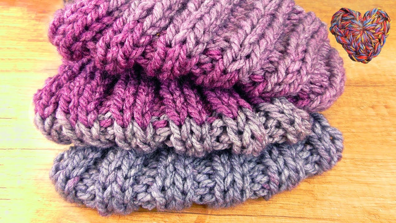 Loop Schal Stricken | Super kuschligen & warmen Winter Schal selber machen | Stricken Lernen