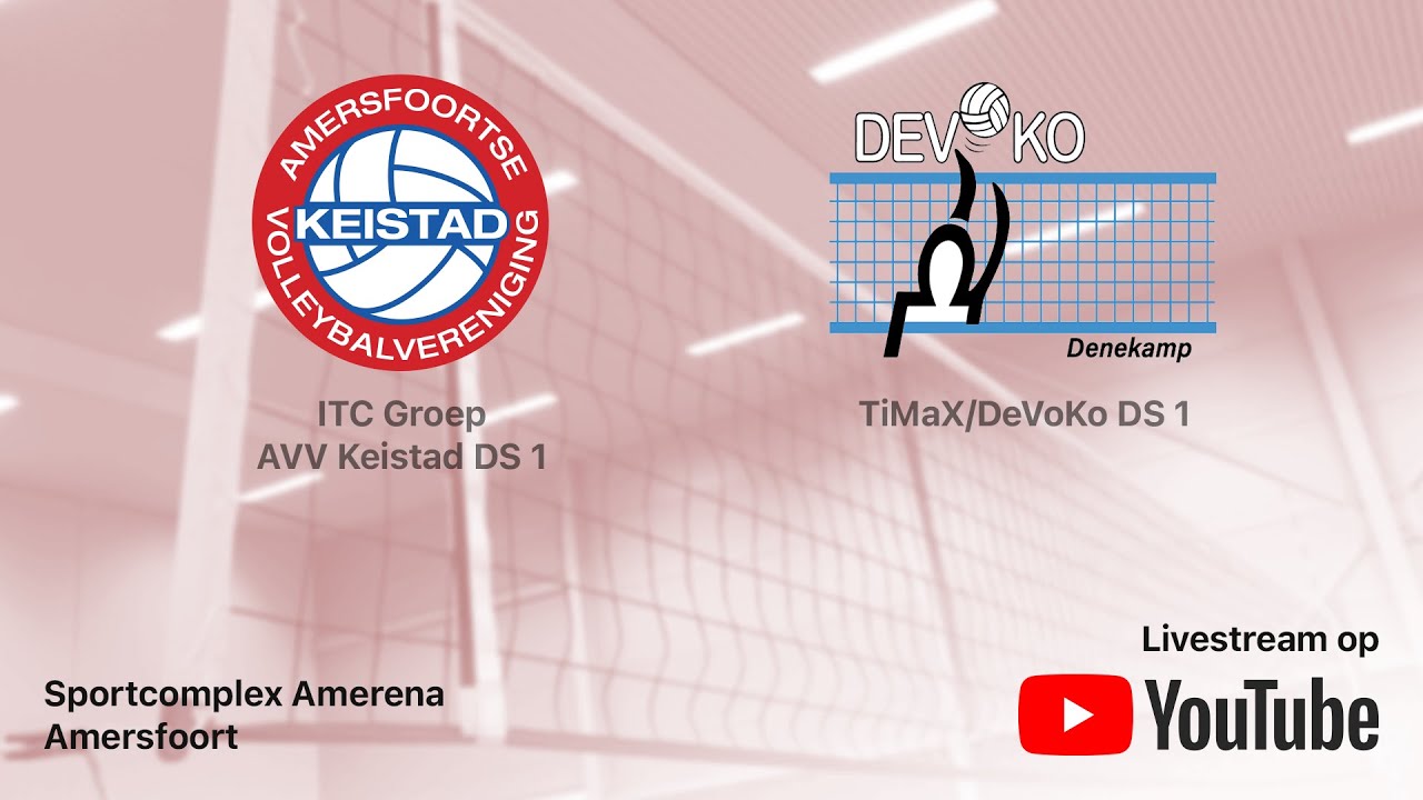 AVV Keistad DS 1 - DeVoKo DS 1, Volleybal Dames Superdivisie