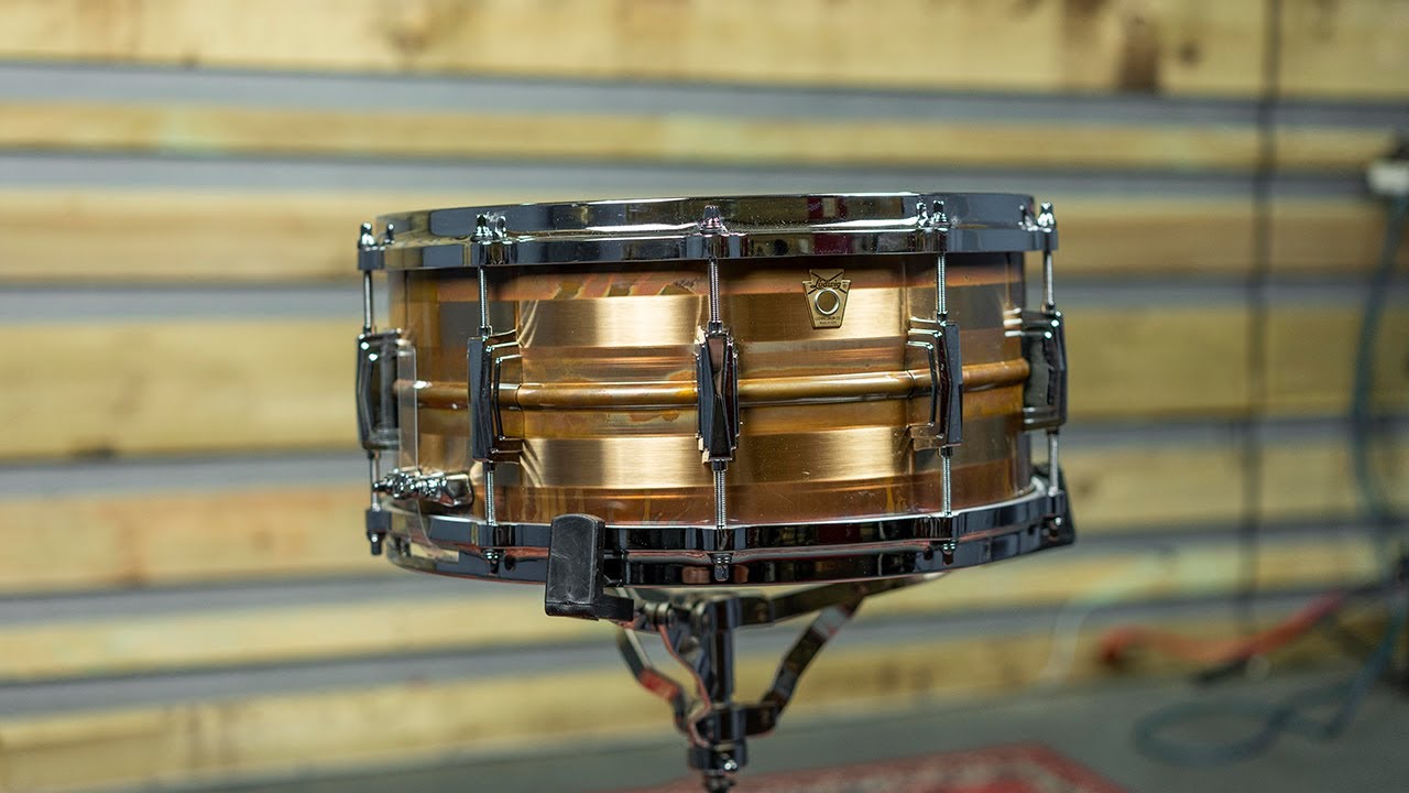 Ludwig Phonic Striped Bronze Snare Drum // Full Review & Demo...