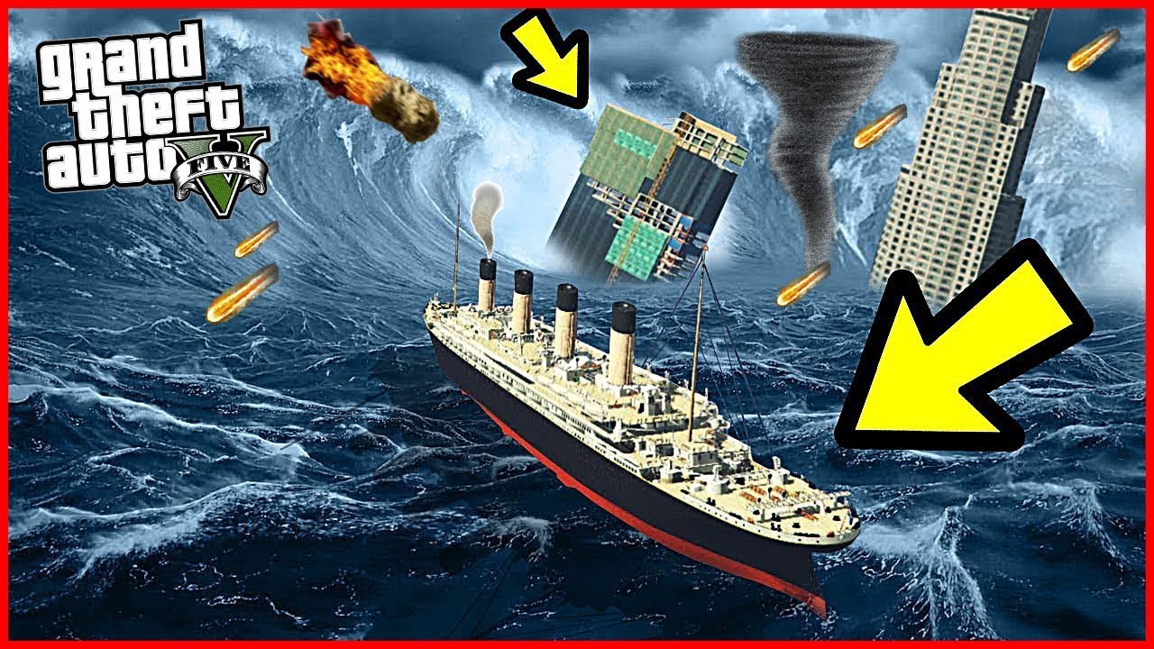ZVLÁDNE TITANIC NEJHORŠÍ PŘÍRODNÍ KATASTROFY V GTA ?! (GTA 5 Módy)