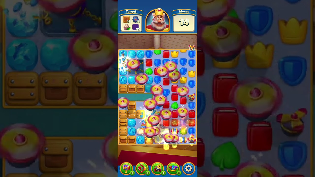Royal match 12450 - 12451 - 12452 - 12453 levels game play tricks to win 