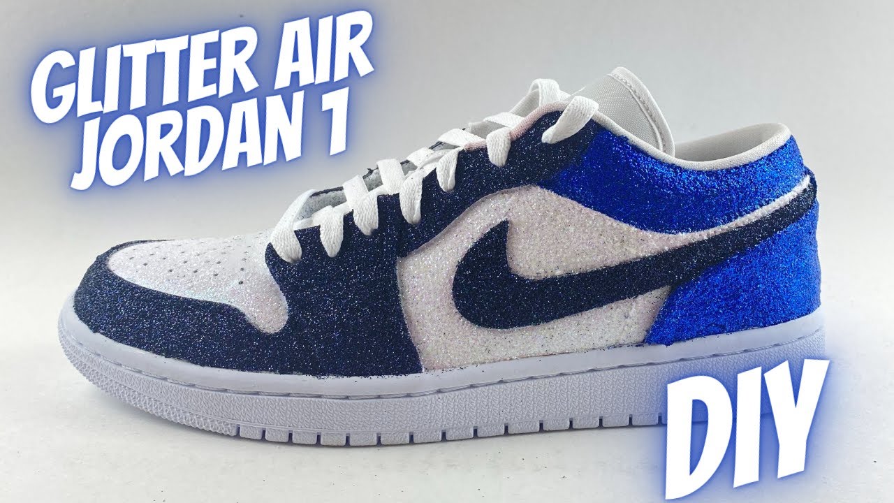 How To: Custom Glitter Shoes