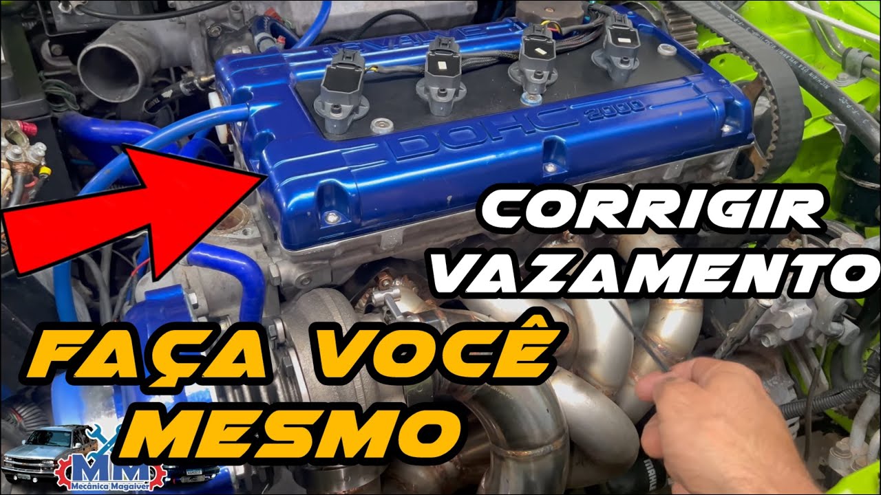 TROCA JUNTA TAMPA VÁLVULA ECLIPSE 4G63 TURBO