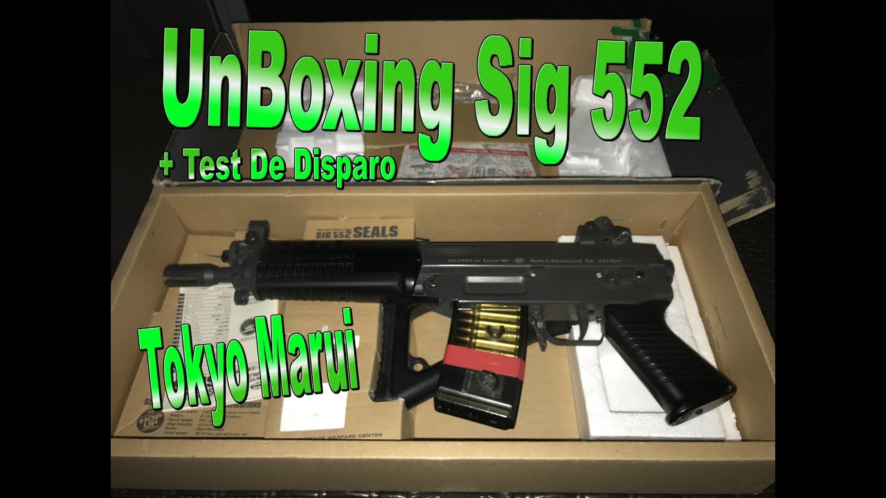 Sig 552 - Tokyo Marui - Test De Disparo