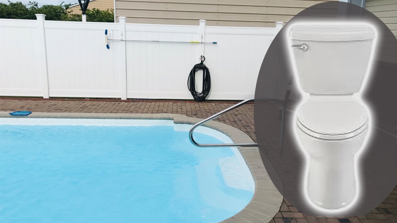 Toilet by the pool project