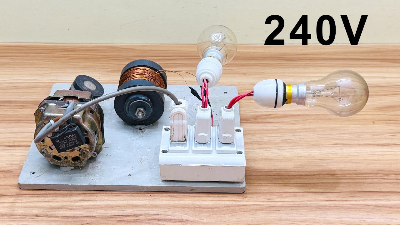 Free electricity 240v energy generator with coil new idea 2026