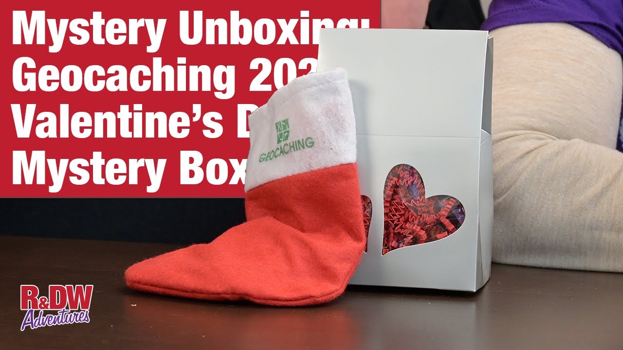 Mystery Unboxing: Geocaching 2024 Valentine's Day Mystery Boxes