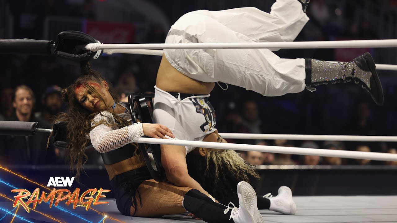 Women&rsquo;s STREET FIGHT! Nightingale & Statlander vs Blue & TBS Champ Hart! | 3/20/24, AEW Rampage