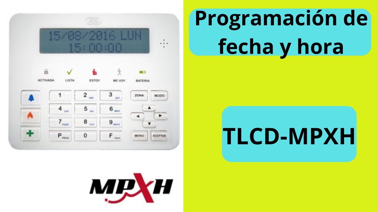TLCD, cambio de fecha y hora.