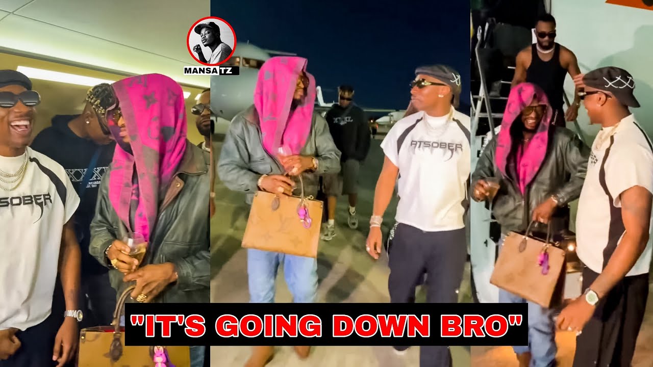 Massive Arrival! Diamond Platnumz Touches Down Lagos for Juma Jux Detty December Show