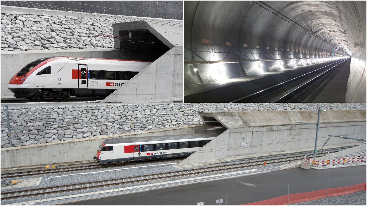 World's longest and deepest rail tunnel opens in Switzerland
