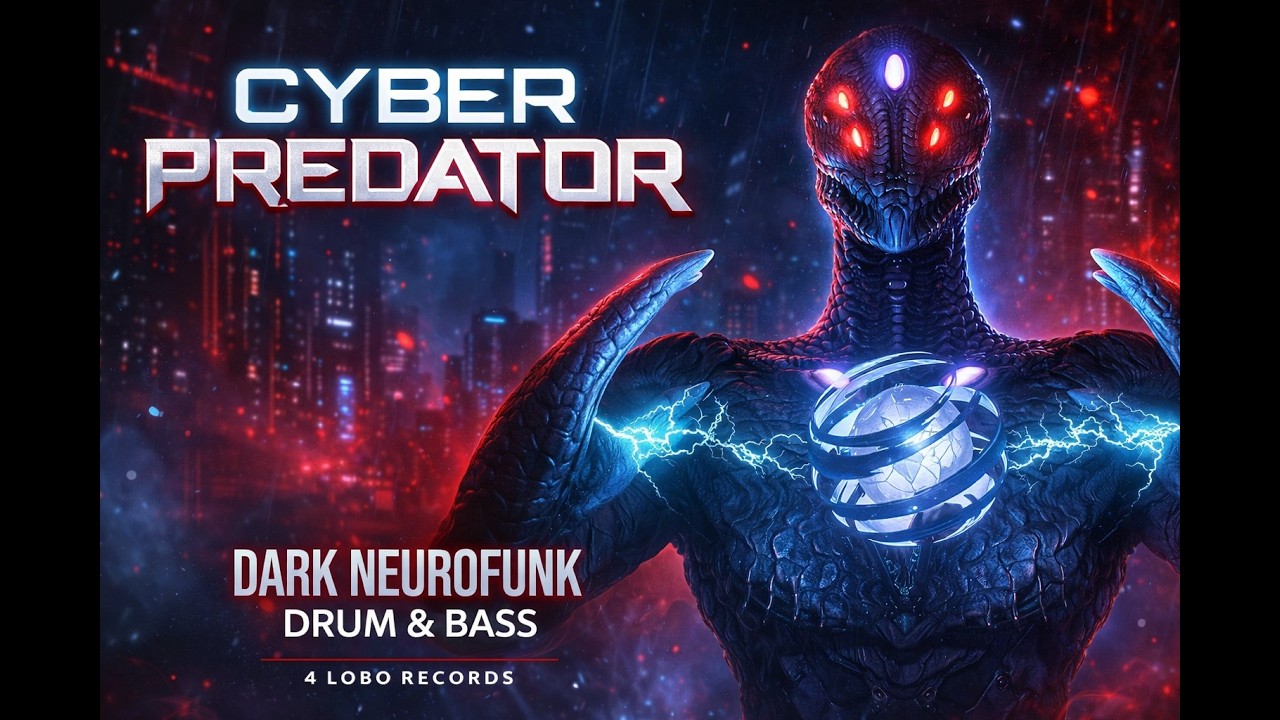 Cyber Predator | Dark Neurofunk Drum and Bass 174 BPM | 4 Lobo Records