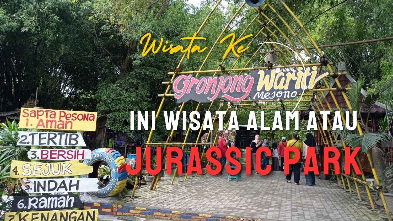 GRONJONG WARITI WISATA ALAM VIEW NYA BERASA KAYAK DI FILM JURASSIC PARK