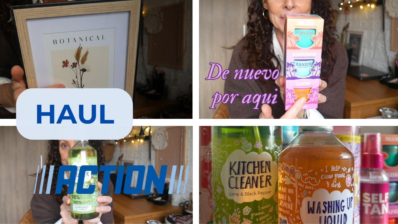 HAUL ACTION, limpieza 🧹, deco ⚱y beauty 💄, bonito y barato/ De nuevo por aqu&iacute; .