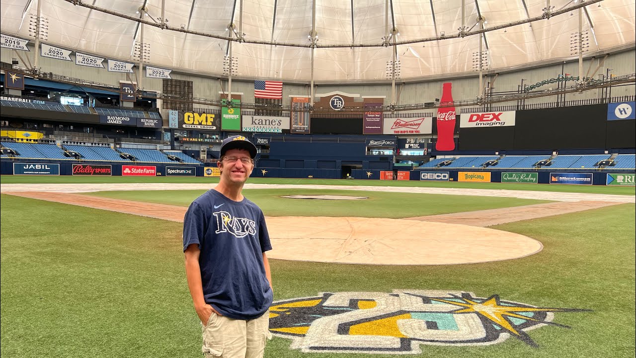 Behind the scenes tour of Tropicana Field, home of the Tampa Bay Rays!