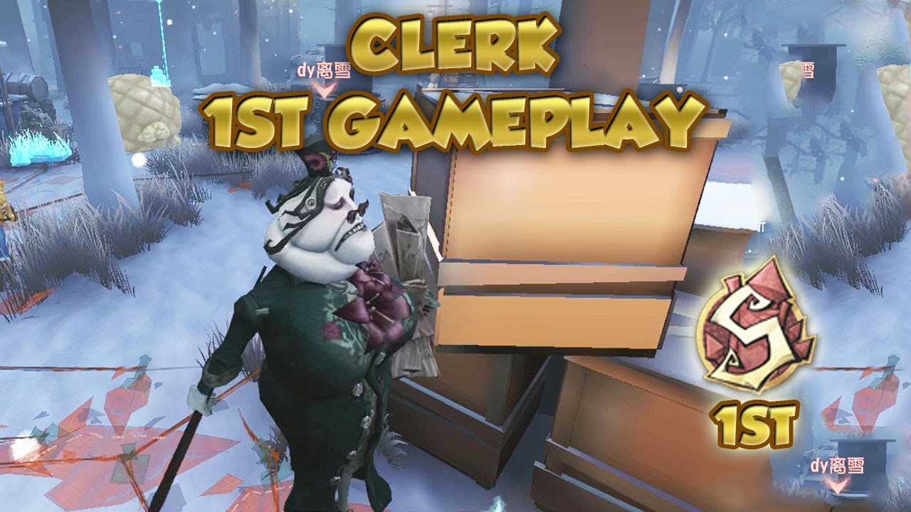 (1st Clerk) Clerk 1st Gameplay | Identity V | 第五人格 |제5인격 | アイデンティティV