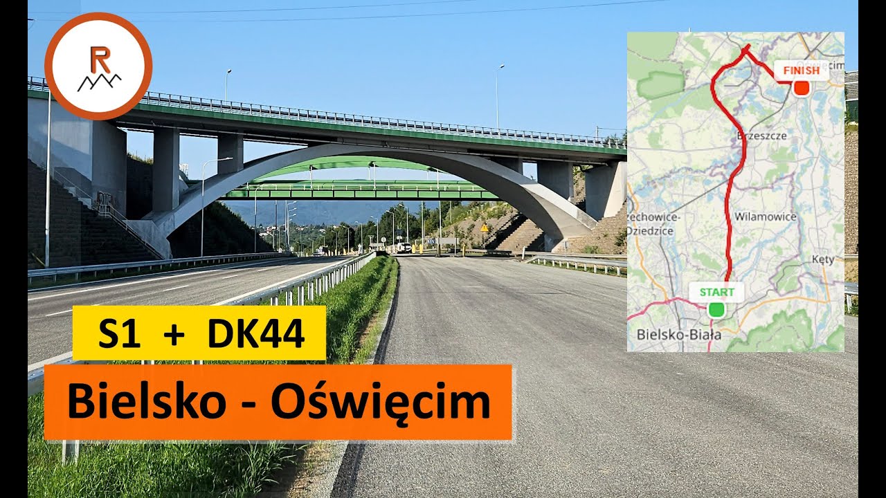 Przejazd S1 i DK44 czyli obwodnicą Oświęcimia [07.2025]