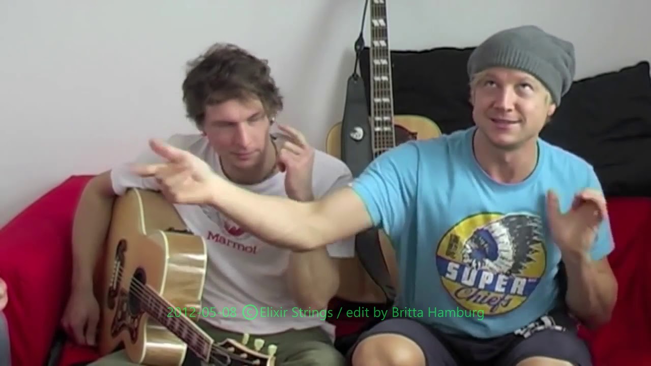 2012-05-08 Elixir Strings - Interview Samu & Riku (Sunrise Avenue)