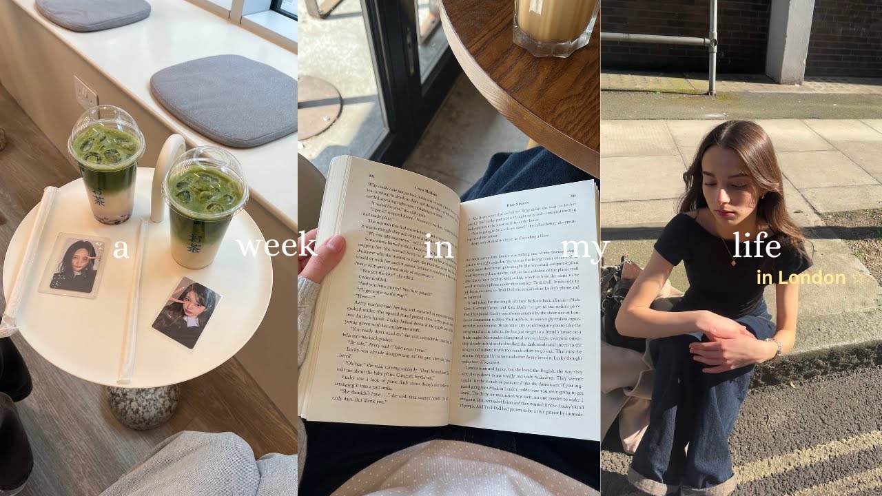 Productive week in my life ✩| cafes dates, homebody, shopping, London, photobooths, matcha
