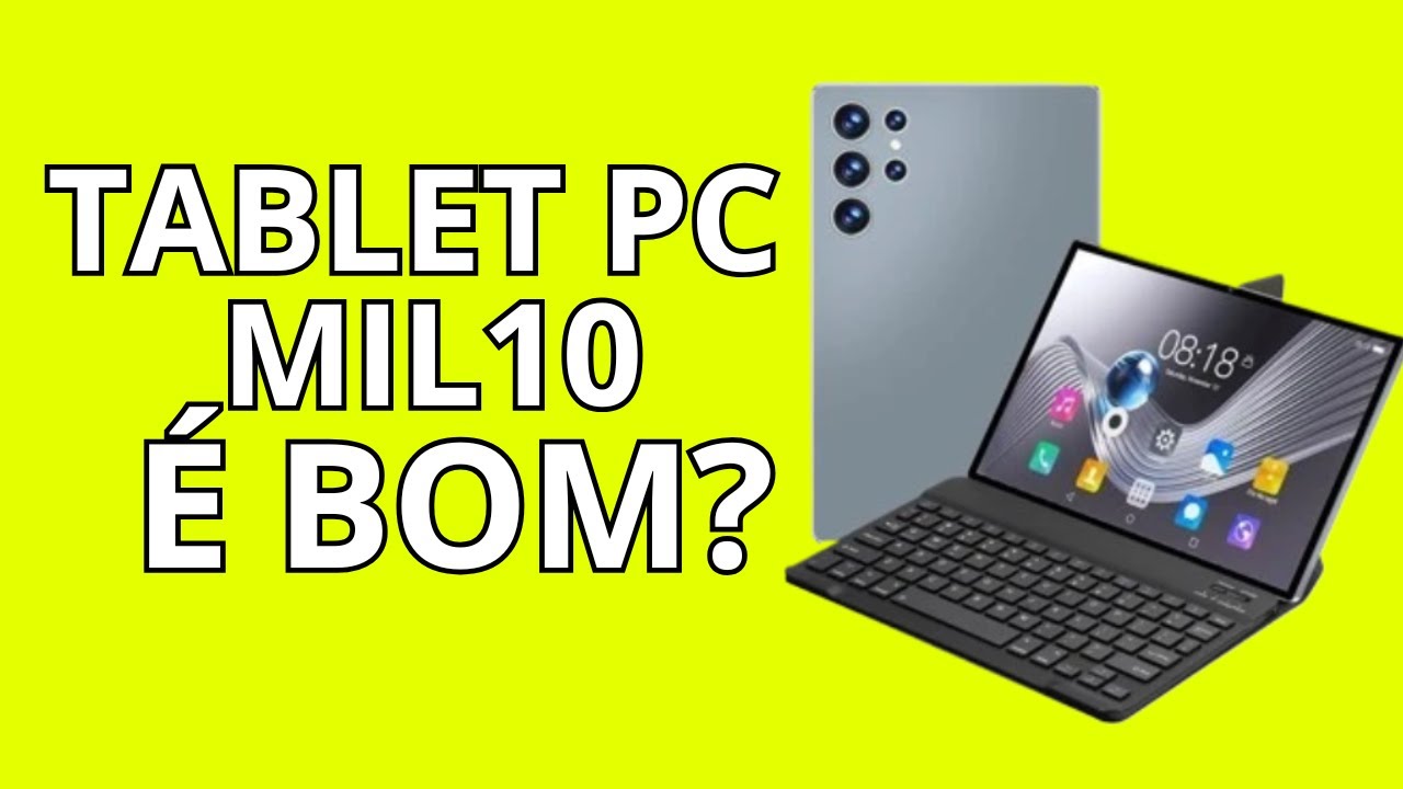 Tablet Mil10 Vale a Pena?  Review Sincero do Android 13 com 6GB RAM!
