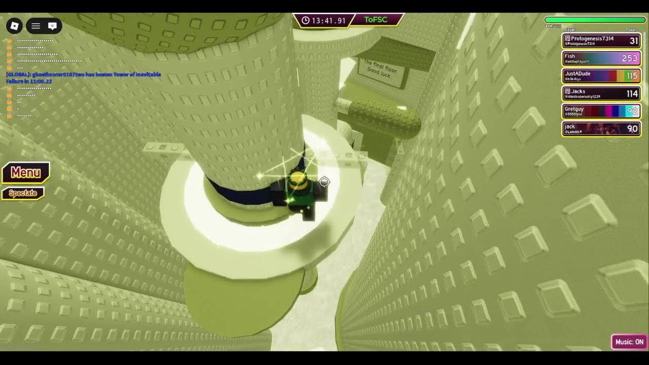 Citadel of Infinite Victory, then the rest of the Easy towers