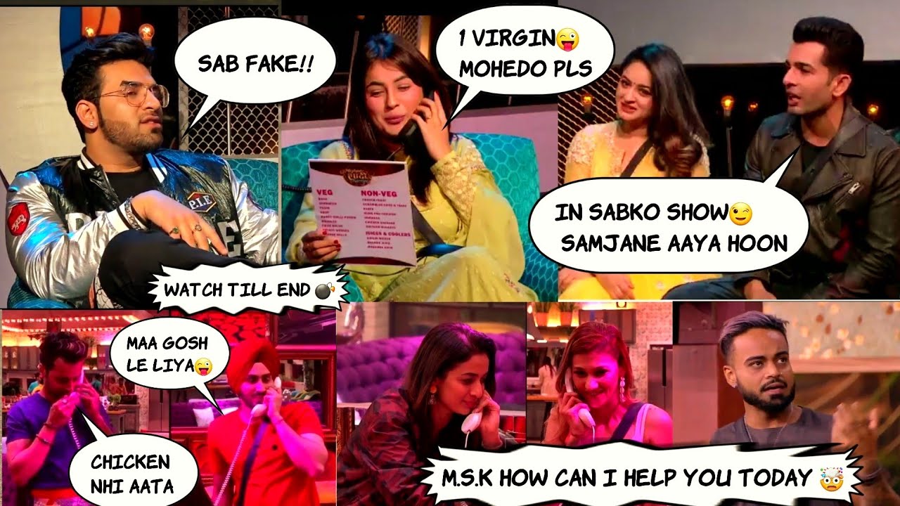 #Mujhseshadikaroge #Paras #Shehnaazgill #Contestants ne Bnaya #Food #Jaibhanushali #ManuPunjabi
